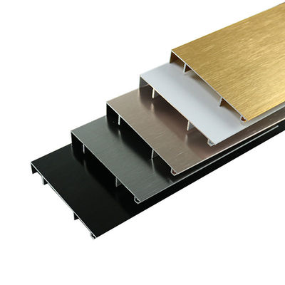 Borda Bullnose do metal da telha do chuveiro da guarnição da telha da borda da placa de alumínio do skiritng dos perfis da guarnição da telha