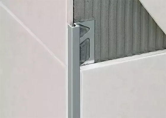 Tiras de borda de alumínio da guarnição da telha do canto do perfil para a cozinha