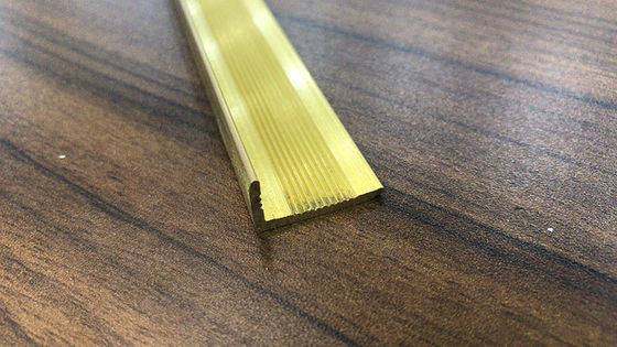 Guarnição moderna de bronze decorativa da telha de assoalho do humor da decoração interior da tira 3mm
