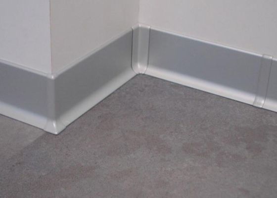 Rodapé de aço inoxidável de aço inoxidável lustrado da placa de contorno que contorna a linha
