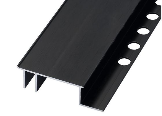 Linha de alumínio anodizada radiador da placa de contorno do rodapé da placa de contorno