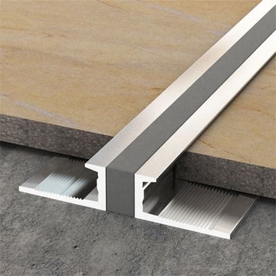 Junção de alumínio anodizada do movimento de 15mm para os assoalhos de pedra
