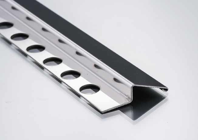Dentro da guarnição Bullnose 2.5m da borda da beira do metal de aço inoxidável de canto
