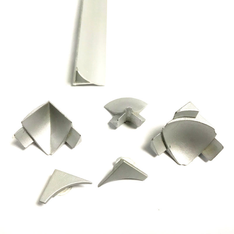 Guarnição anodizada da borda da telha do banheiro da telha da borda do quadrado do metal guarnição de alumínio