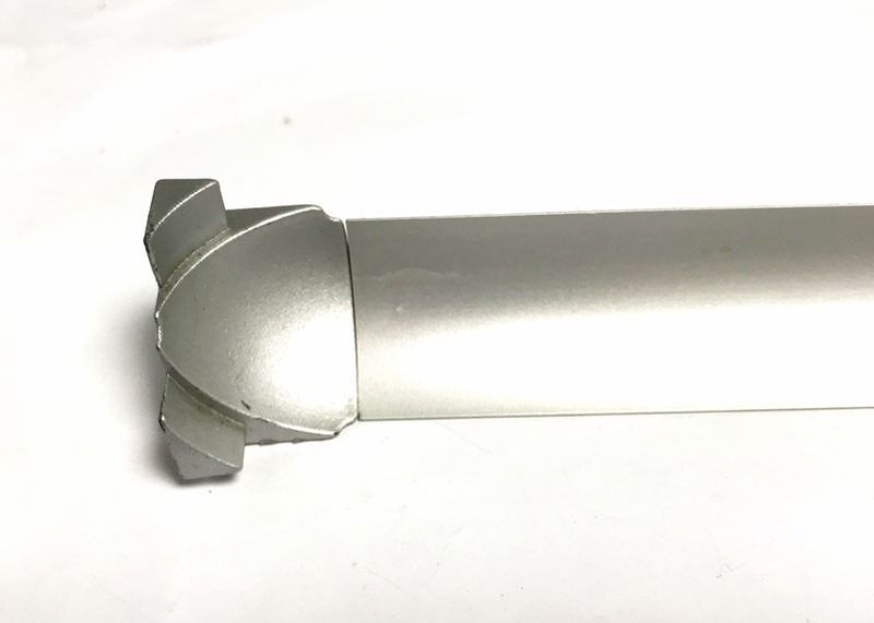 Guarnição anodizada da borda da telha do banheiro da telha da borda do quadrado do metal guarnição de alumínio