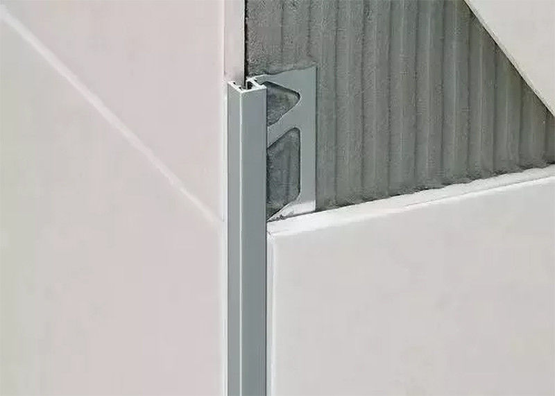 Tiras de borda de alumínio da guarnição da telha do canto do perfil para a cozinha