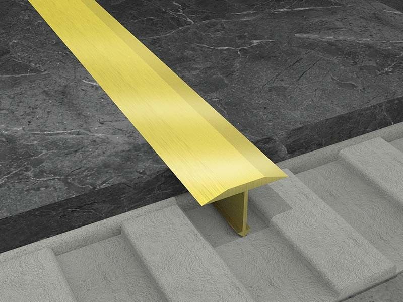 T deu forma à tira de terminação da beira de aço inoxidável da guarnição 6mm da telha