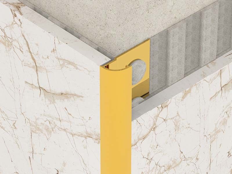 Tira de guarnição de aço inoxidável escovada da telha de 2.0mm para o costume redondo