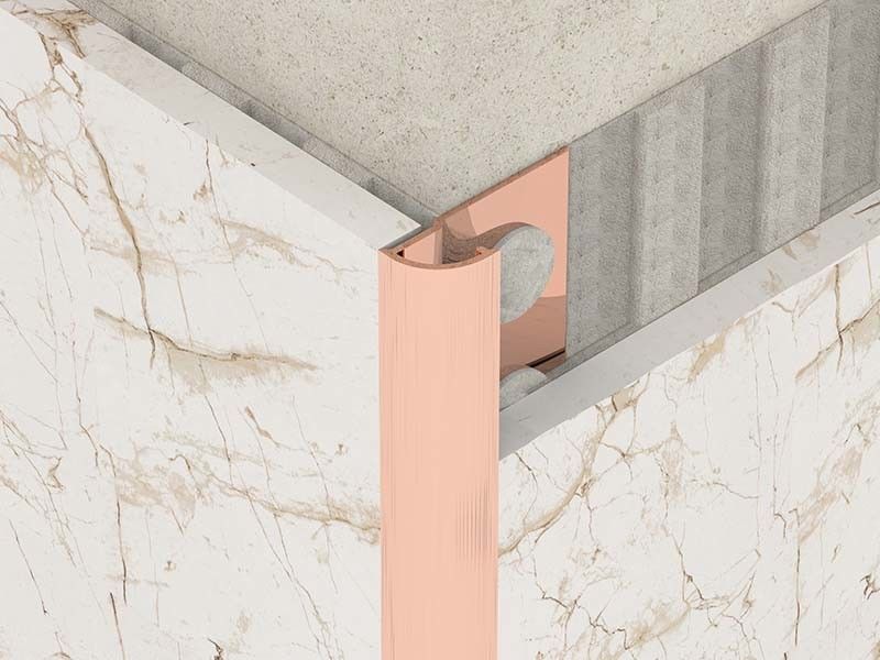 Tira de guarnição de aço inoxidável escovada da telha de 2.0mm para o costume redondo