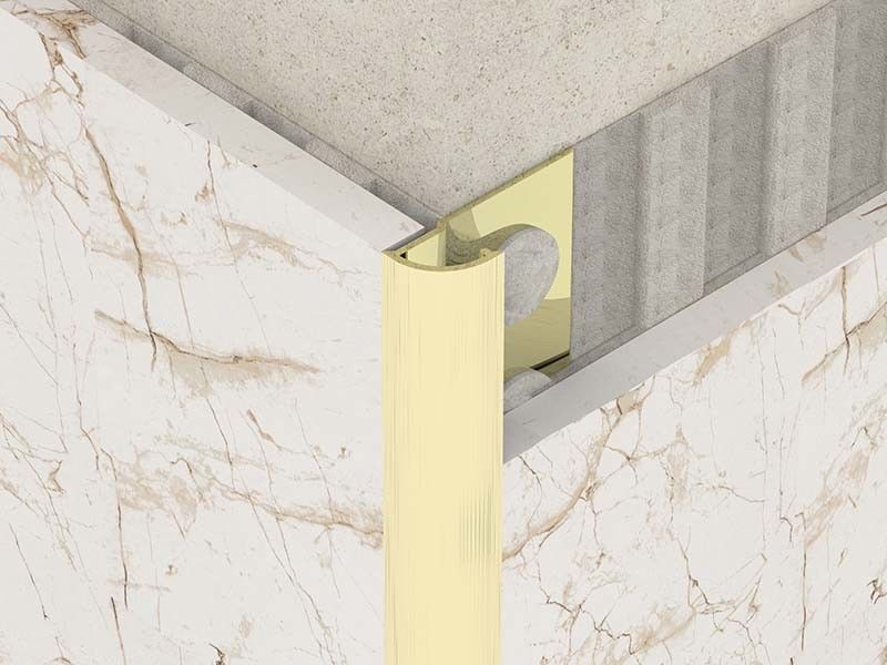 Tira de guarnição de aço inoxidável escovada da telha de 2.0mm para o costume redondo