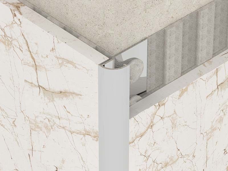 Tira de guarnição de aço inoxidável escovada da telha de 2.0mm para o costume redondo
