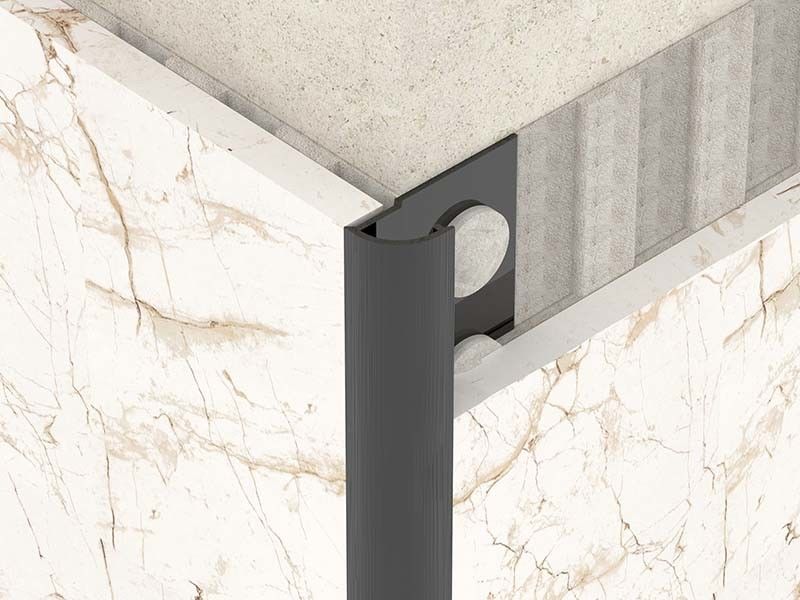 Tira de guarnição de aço inoxidável escovada da telha de 2.0mm para o costume redondo