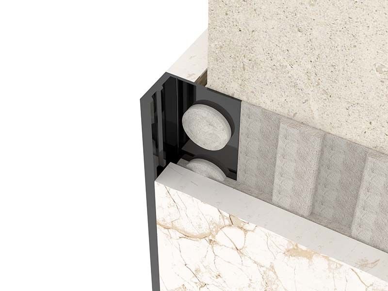 Forma quadrada de aço inoxidável da guarnição 8mm da telha da cor brilhante do metal
