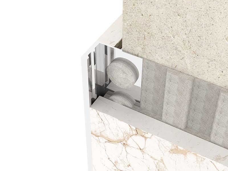 Forma quadrada de aço inoxidável da guarnição 8mm da telha da cor brilhante do metal