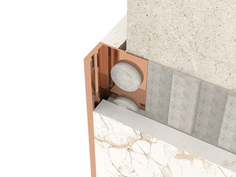 Forma quadrada de aço inoxidável da guarnição 8mm da telha da cor brilhante do metal