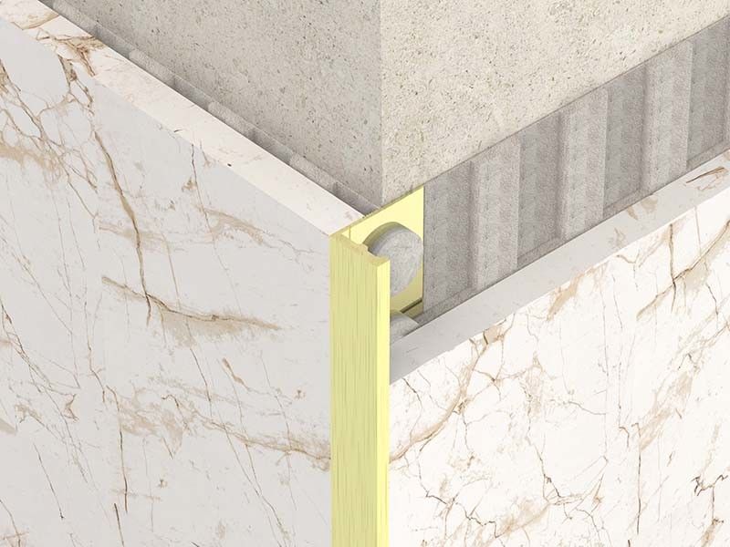 1.8m escovou a guarnição Bullnose da borda da beira do metal de aço inoxidável da guarnição do ângulo