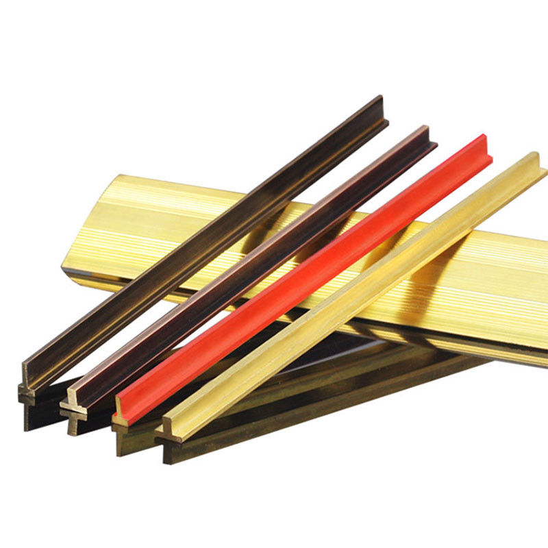 da decoração de bronze da telha da guarnição da borda da telha de 2.7m as tiras de terminação de Concor bronzeiam retro