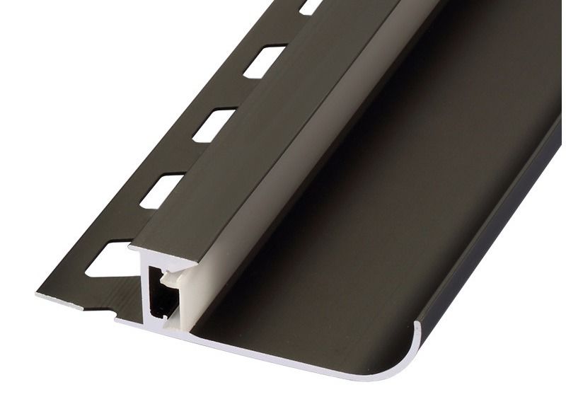 A linha conduzida perfil canto de alumínio de alta qualidade da placa de contorno da liga de alumínio expulsou perfil claro do diodo emissor de luz
