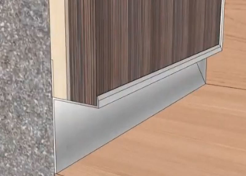 A placa de contorno impermeável Bunnings da parede decorativa lustrou