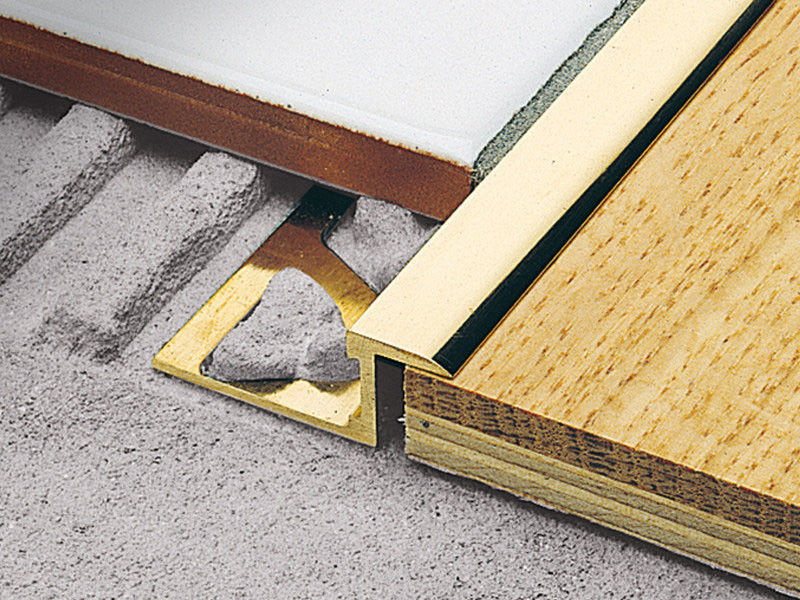 A tira de afiação de bronze luxuoso da decoração interior escovou a guarnição de bronze 10mm da telha