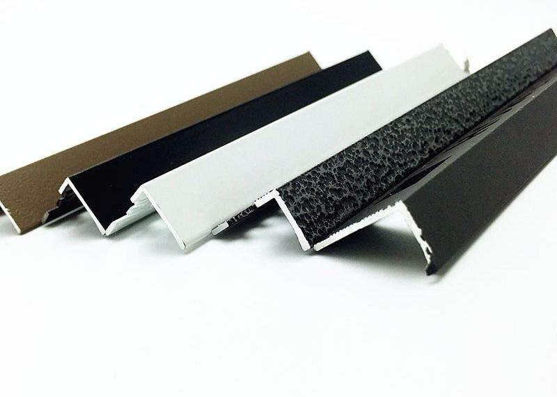 L dá forma à linha de divisão de alumínio do assoalho de Ridge Trims Profil Manufatures Aluminium da borda do azulejo do metal