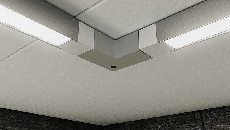 perfis de alumínio do diodo emissor de luz de 10mm para a iluminação interior de luzes de tira com tampa geada