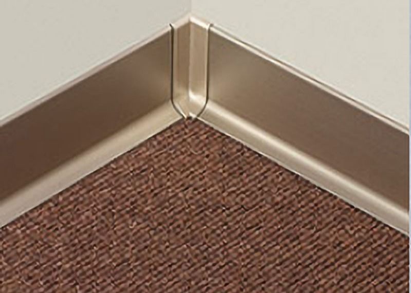 Rodapé de aço inoxidável de aço inoxidável lustrado da placa de contorno que contorna a linha