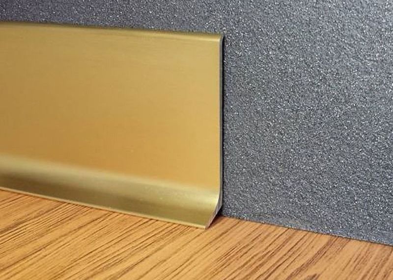 Rodapé de aço inoxidável de aço inoxidável lustrado da placa de contorno que contorna a linha