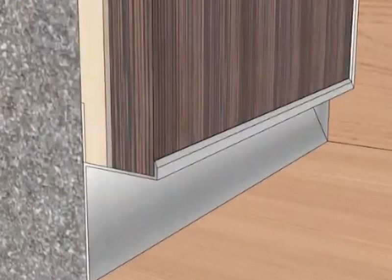 linha de aço inoxidável placa baixa de aço inoxidável da placa de contorno de 2.0mm da decoração interior