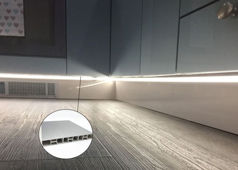 canal conduzido 0.8mm da tira com o rodapé da luz do difusor