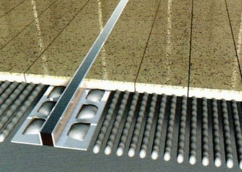 Junção de alumínio cerâmica do movimento do revestimento 10mm para os assoalhos de pedra