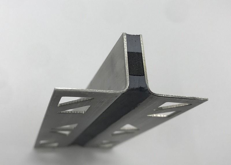 Transição comum das telhas de revestimento do movimento de alumínio da junção de expansão do metal da tira da tampa