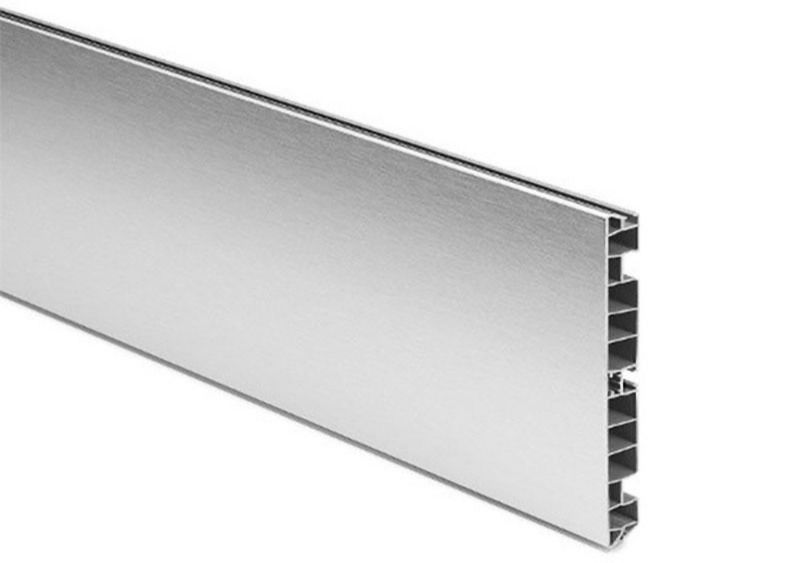 Linha de alumínio anodizada radiador da placa de contorno do rodapé da placa de contorno