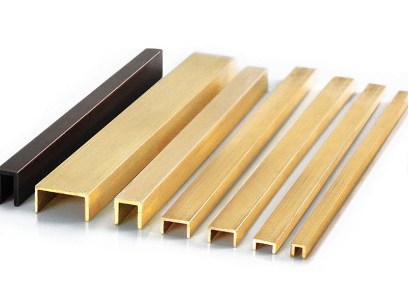 da decoração de bronze da telha da guarnição da borda da telha de 2.7m as tiras de terminação de Concor bronzeiam retro