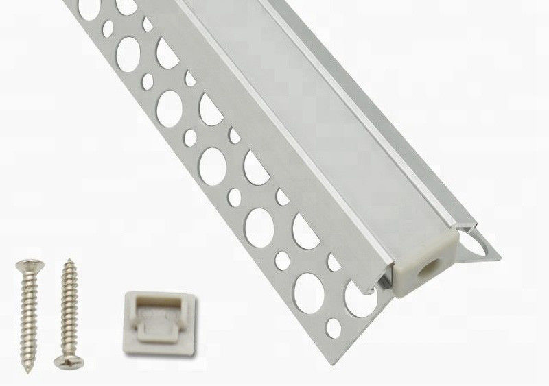 A extrusão Recessed os perfis de alumínio do diodo emissor de luz anodizada