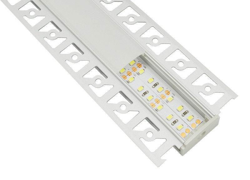 A extrusão Recessed os perfis de alumínio do diodo emissor de luz anodizada