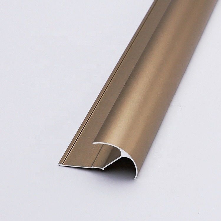 eletroforese escovada de alumínio da guarnição da telha de 6mm Chrome