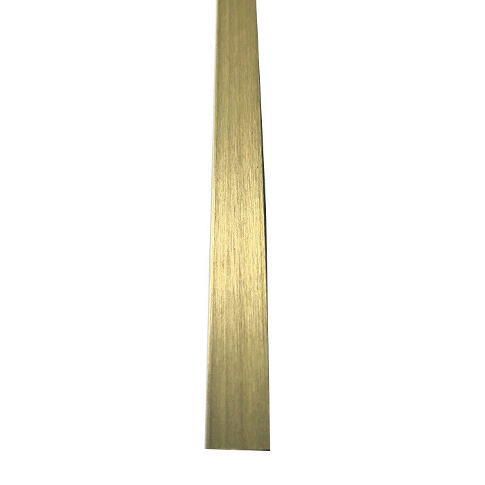 O perfil da extrusão escovou a forma de bronze da transição U da parede da guarnição 12mm da telha