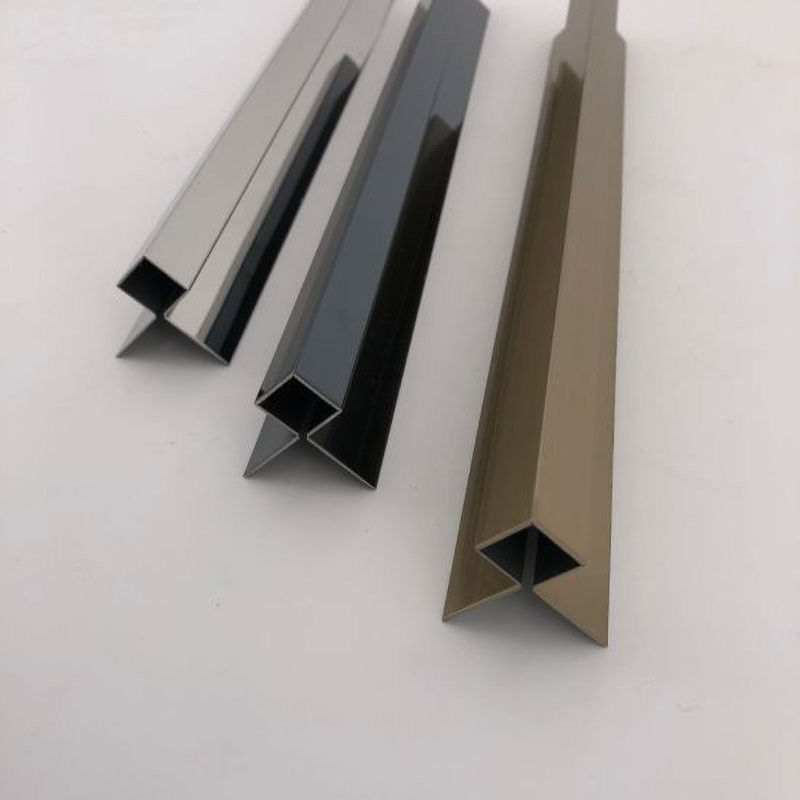 Guarnição quadrada decorativa de aço da borda da telha das tiras 2.0mm de Sqstainless do espelho
